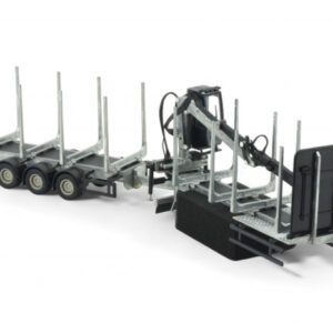 Tekno 87732 - UK Logging transport contstruction crane + trailer