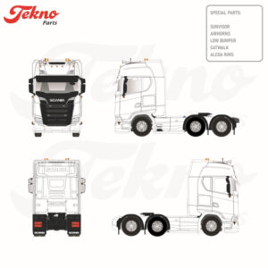 Tekno - Kit 2 88127 - Scania S Highline R.H.D
