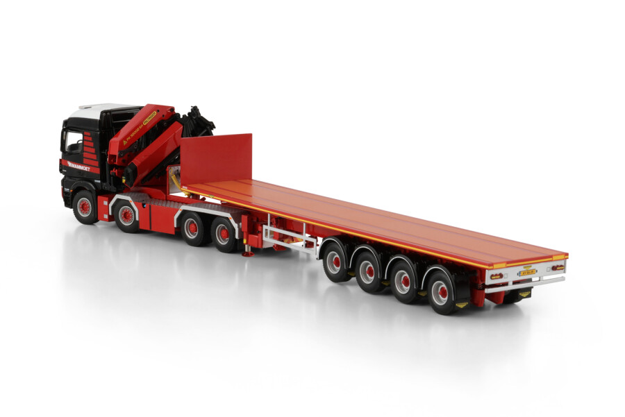 MAM 410320 - Mammoet Mercedes Benz + Flatbed - Image 4