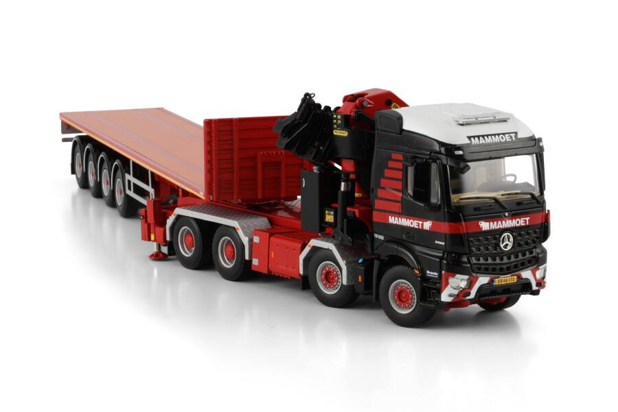 MAM 410320 - Mammoet Mercedes Benz + Flatbed - Image 3