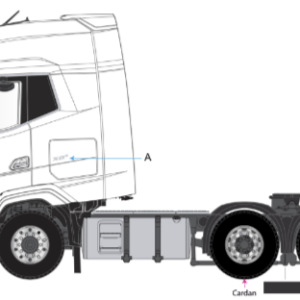 Tekno 91370 - DAF XG+ 6x2 tag axle RHD